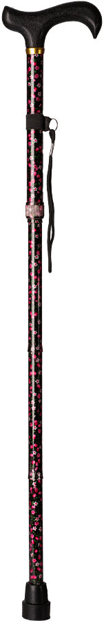 Muletilla de apoyo 601F, para caminar fabricada en aluminio extensible color negro