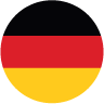 Icono de bandera de idioma alemán
